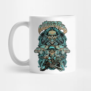 HORROR ILLUSTRATED MAD MAX BLUE Mug